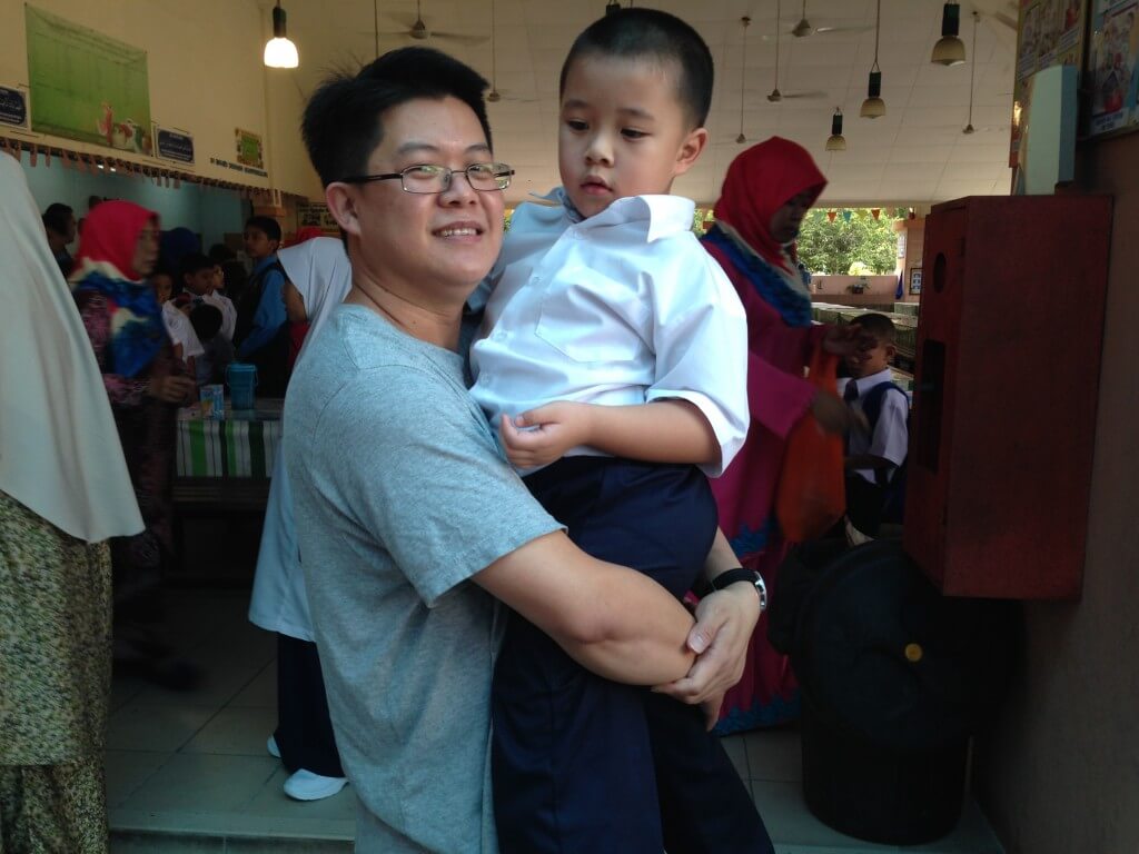 Ng Kheng Ban bapa kepada anak istimewa autisme Ng Khai An, Tahun Satu