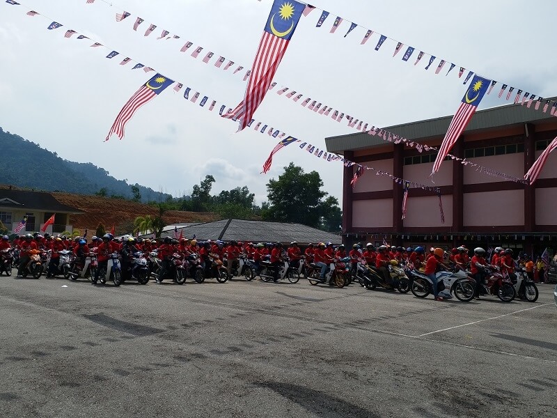 Konvoi Malaysiaku Merdeka 2017peringkat daerah Sik.