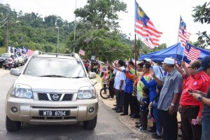 Konvoi KMN 2017 meneruskan perjalanan ke Kelantan