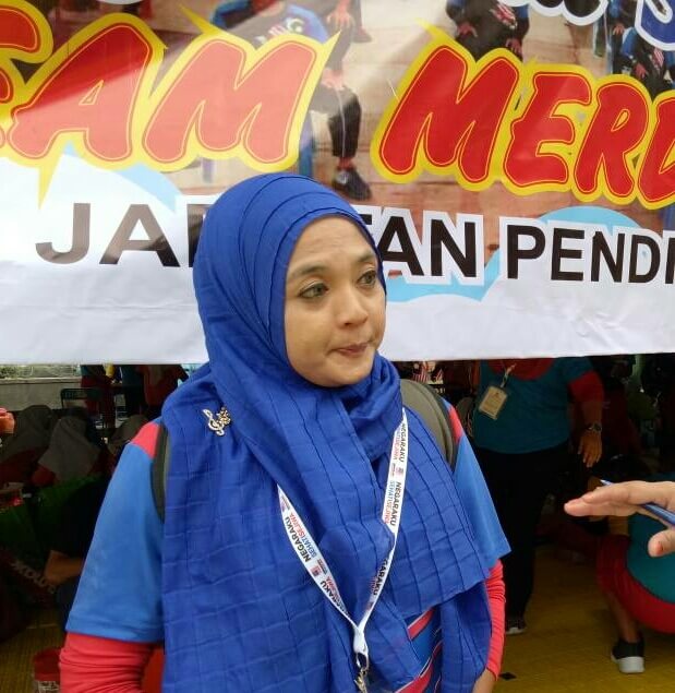 Jurulatih Utama dari Jabatan Pendidikan Negeri Selangor, Nuzul Ainie Marzuki