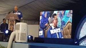 Najib Razak ketika berucap merasmikan Majlis Penutup Ekspo Terengganu di sini.