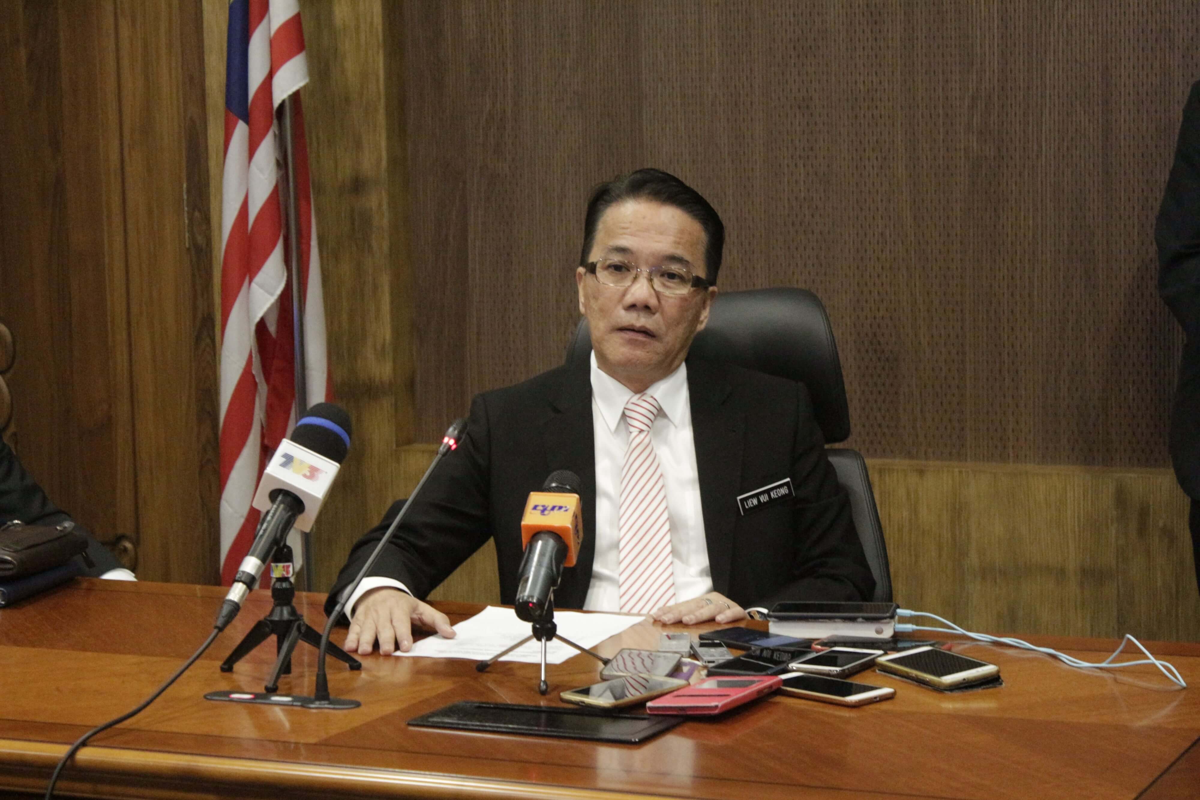 Menteri di Jabatan Perdana Menteri, Datuk Liew Vui Keong.