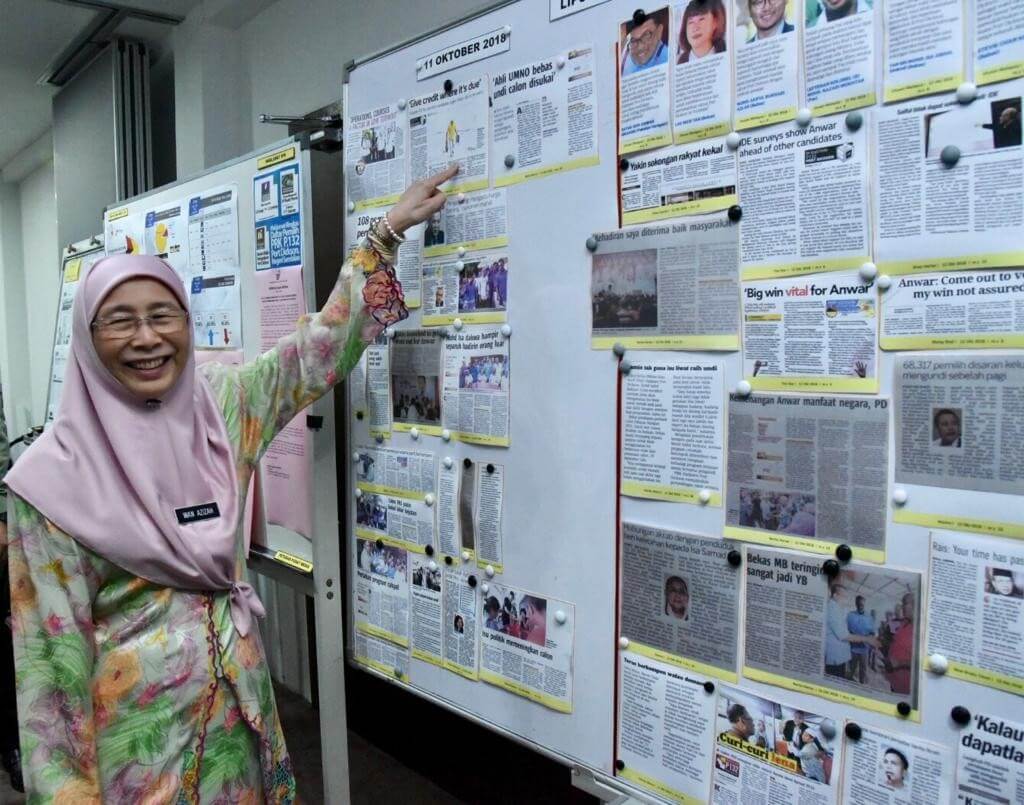 Wan Azizah berpuas hati dengan pusat media sempena PRK kali ini.