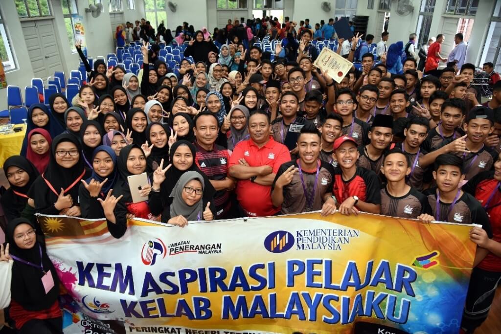Gambar kenangan Kem Aspirasi Pelajar Kelab Malaysiaku