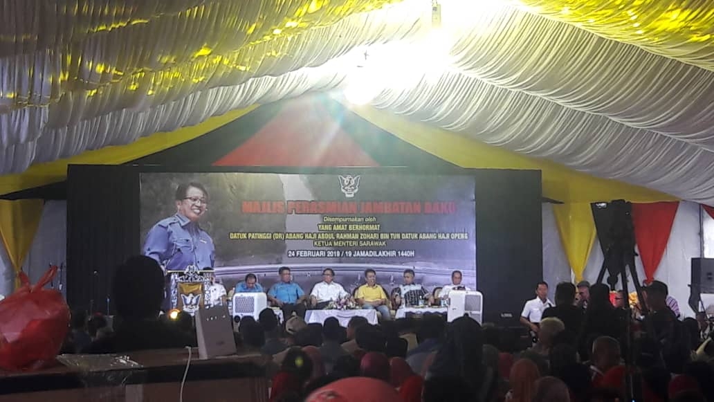 Majlis perasmian Jambatan Bako oleh Ketua Menteri Sarawak