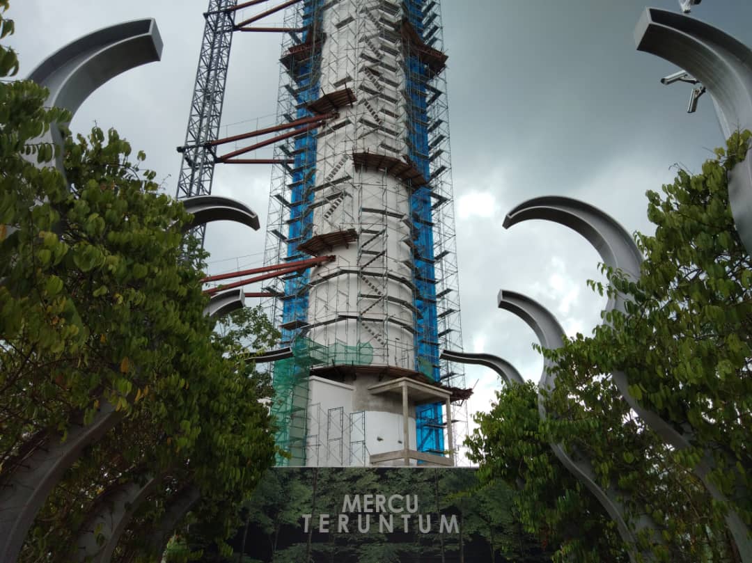 Kerja- kerja pembinaan Menara Kuantan sudah pun siap 85% dan dijangka siap sepenuhnya pada 31 Julai 2020