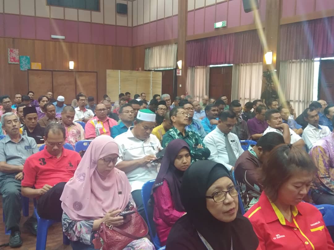 Sebahagian pengamal industri yang hadir pada sesi Town Hall pemerkasaan TVET Zon Timur,di Pahang Skill Development Centre (PSDC)