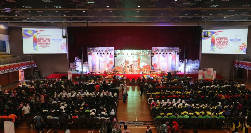 Lebih 1000 orang pelajar sekitar Negeri Perak Hadir menyaksikan pertandingan tersebut