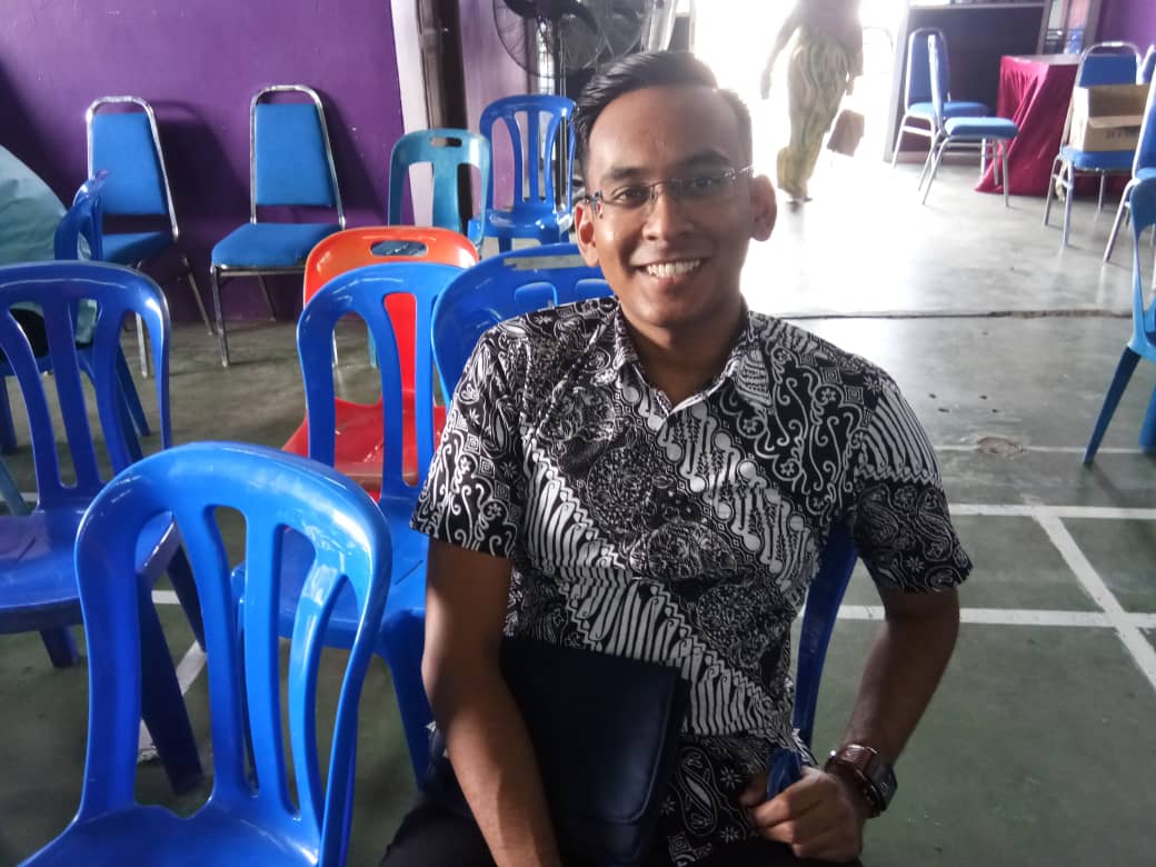 Nadziruddin Embi turut mengambil peluang menyertai program sebagai persediaan berumahtangga