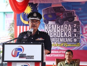 Timbalan Ketua Polis Negeri Kelantan, YDH SAC Abdullah Bin Mohammad Piah memberikan ucapan