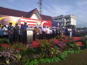 Pengerusi Jawatakuasa Perumahan, Komunikasi dan Multimedia Johor, Dr. Dzulkefli Ahmad merasmikan Sambutan Hari Kebangsaan 2019 Daerah Kota Tinggi.