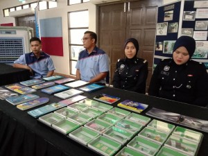 Pameran dari Polis Diraja Malaysia (PDRM). 