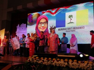Munirah Muhamad peserta pidato yang mewakili Negeri Pulau Pinang telah dinobatkan sebagai Johan Peringkat Kebangsaan 2019