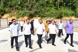 Menteri Besar Johor Dr Sahruddin Jamal melawat ke lokasi santuari yang terletak lebih kurang 13 kilometer dari Bandar Kota Tinggi.