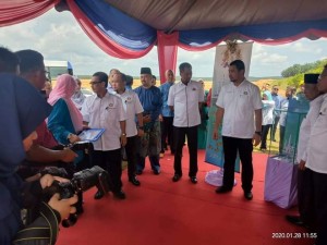 Dr Sahruddin Jamal Di Tapak Pelancaran Tabung Pembinaan Masjid Daerah Kulai.