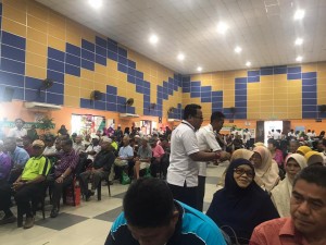 Antara tetamu yang hadir ke Majlis Taklimat MSPO Penanaman Sawit Johor.