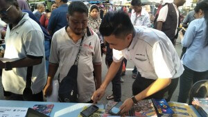 ADUN Jawi turut memberi bantuan pendaftaran E-Tunai