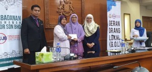 Marina Musa bersyukur dengan bantuan Geran Orang Lokal (GOL) yang diterimanya. 