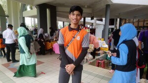 Fadlan Hadi Mohd Adnan, 17, dari SMK Landas, Hulu Terengganu teruja terpilih untuk menghadiri Pesta Buku@PPAT.