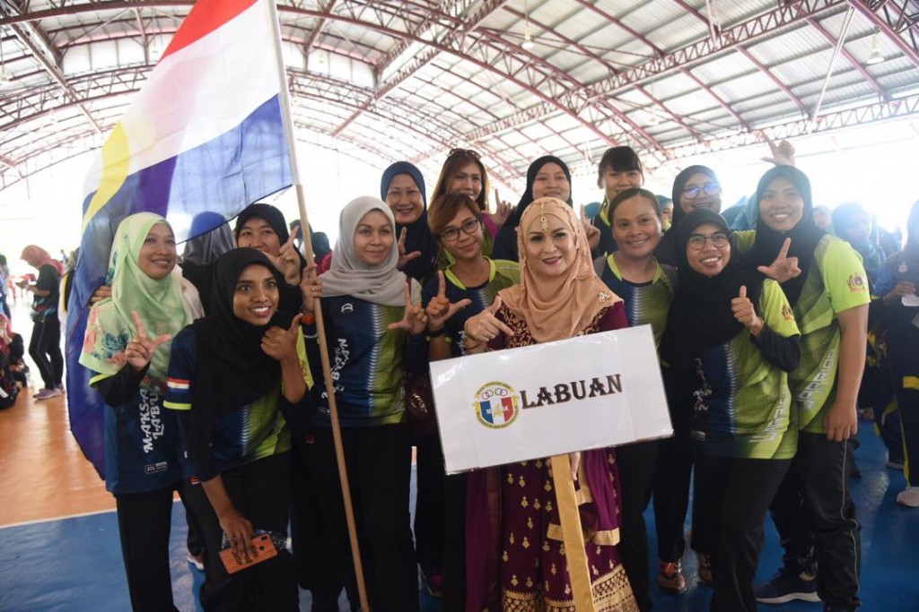 Pasukan tuan rumah yang turut menyertai Kejohanan Bola Jaring MAKSAK Malaysia 2020.