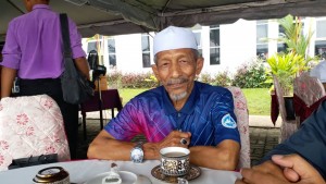 Ahli Lembaga Pengarah Persatuan Nelayan Negeri Terengganu, Ayub Abdullah, 71 turut hadir pada hari Terbuka Maritim