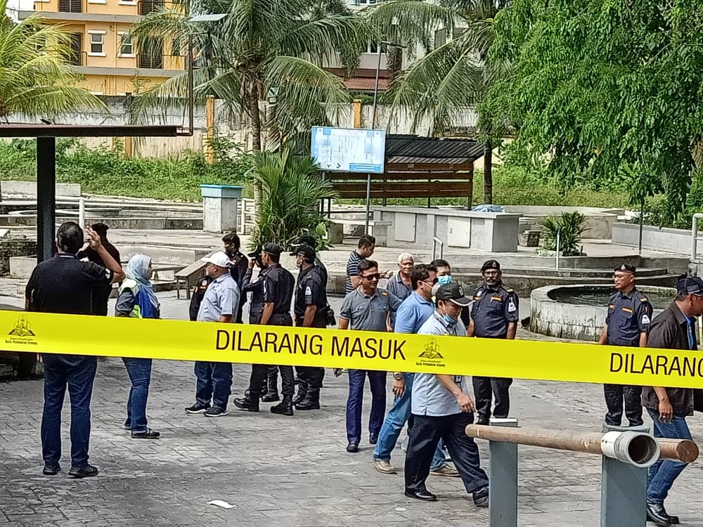 MPS menyita kawasan kolam air panas Selayang agar tidak mengunjungi kawasan awam tersebut sepanjang Perintah Kawalan Pergerakan dilaksanakan.