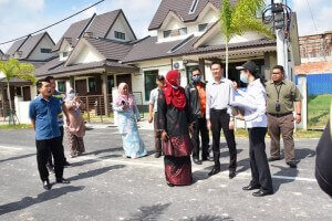 Ciri tradisional bumbung yang unik di rumah PPAM Jasin Bestari.