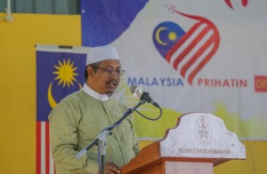 Ucapan perasmian dan pelancaran oleh Pengerusi Jawatankuasa Pembangunan Insan, Dakwah dan Penerangan Negeri Terengganu, Mohd Nor Hamzah.