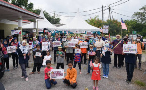 Masyarakat Orang Asli Gapam Baru, Selandar Jasin Melaka semasa program Merdeka@Komuniti Peringkat Daerah Jasin. 