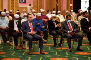 Orang ramai yang hadir pada majlis tersebut.