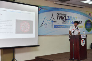 Taklimat akhir yang disampaikan oleh Dr Mohamed Afiq Amsyar Hamedin, dari Jabatan Kesihatan Negeri (JKN) Pulau Pinang.