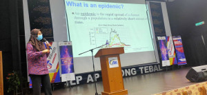 Sesi Ceramah bertajuk “Pengamalan Norma Baharu “ oleh Pegawai dari Pejabat Kesihatan Pulau Pinang.