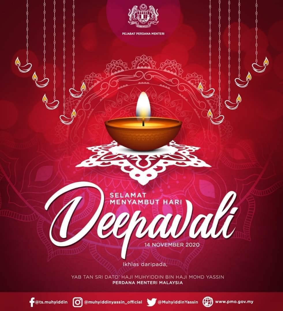 Covid 19 Sambut Deepavali Dengan Meriah Ikut Sop Pm Muhyiddin