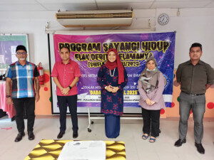 Kerjasama padu antara AADK bersama Jabatan Penerangan, SMK Seri Bayu dan Ikon AADK Pulau Pinang.