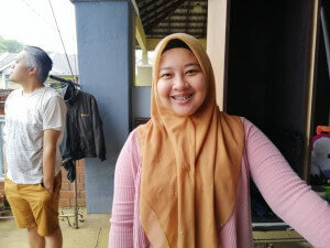 Fatihah Basiron, 24 tahun, peniaga atas talian bersyukur banjir kali ini tidak seteruk tahun 2014.