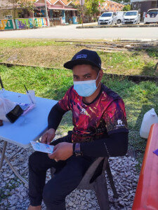 Riduan Baru,34, berkata bantuan kewangan yang diberikan berkenaan akan digunakan sebaik mungkin untuk perniagaannya ketika ini.
