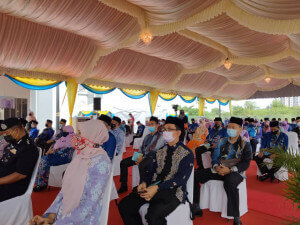 Suasana tetamu yang hadir pada majlis pelancaran tersebut.