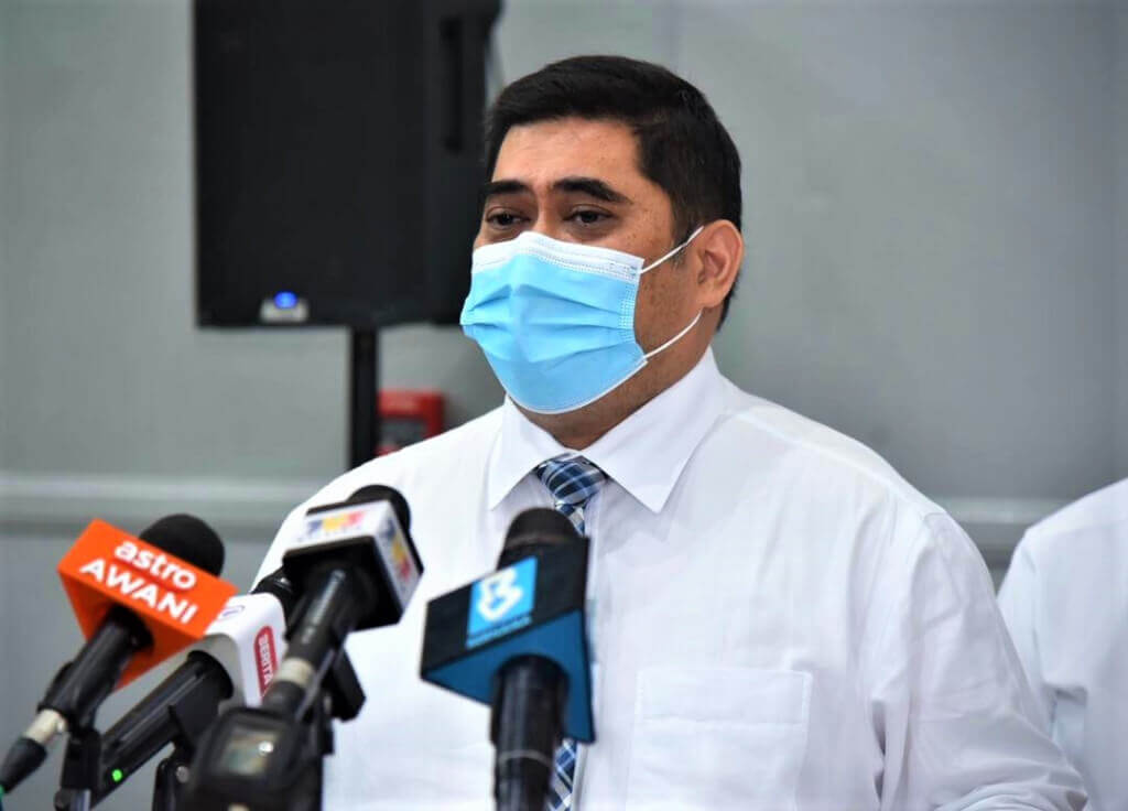 Shahelmey dalam sesi sidang media.