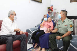 Lawatan kebajikan ke atas waris anggota.