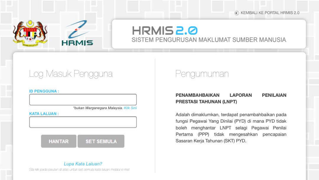 JPA Pastikan HRMIS Sejajar Dengan Perkembangan Teknologi Semasa ...