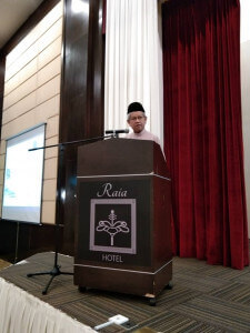 Ucapan Perasmian oleh TKM 1 Pulau Pinang.
