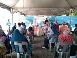Taklimat Isu Keselamatan, Trend Jenayah dan Pencegahan Jenayah oleh Insp. Abdul Mujib Abu Bakar dari IPD Barat Daya.