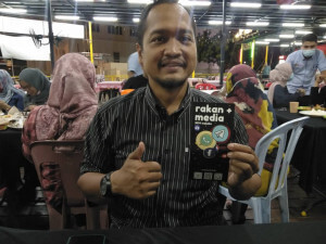Mohd Muhaimin Amran, salah seorang pengamal media yang hadir.