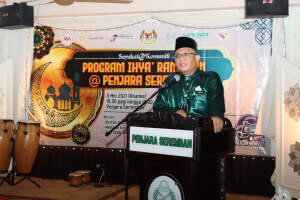 Pengarah Penjara Seremban ketika berucap.