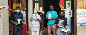 Operasi pemantauan pematuhan SOP bersepadu yang dijalankan bersama pihak PDRM dengan melibatkan Pejabat Penerangan Daerah Barat Daya.