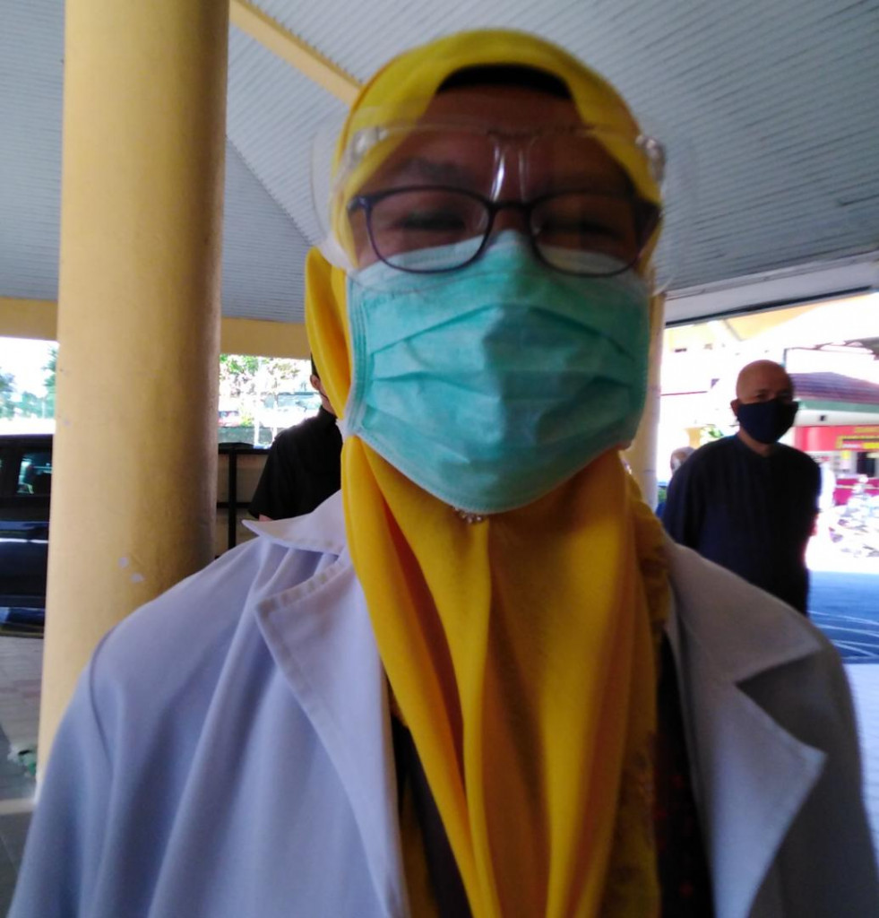 Ketua Jabatan Anaestologi dan Unit Rawatan Rapi (ICU) Hospital Selayang, Dr Haslinda Abd Hashim ketika ditemui media.