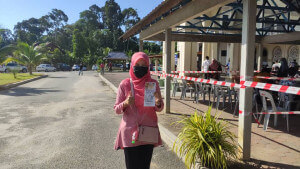 Nuraziarini Ghazali dengan pengumuman berkenaan beliau berasa gembira dan bersyukur.