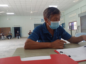 Tay Beng Kok merupakan antara masyarakat cina Bukit Siput yang bersemangat untuk mendaftar vaksin COVID-19.