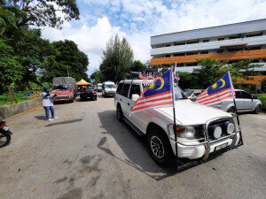 Konvoi Kemerdekaan Program IOW Merdeka anjuran Pejabat Penerangan Daerah Darat Daya.