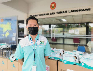 Ketua Pegawai Eksekutif MC Gemilang (Natural Water) Sdn. Bhd, Simon Wong.